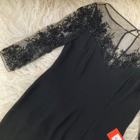 ML MONIQUE LHUILLIER Embroidered Mini Dress - Picture 5 of 9